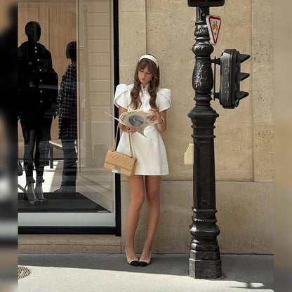 NOVELIA — Jupe Robe à Taille Haute