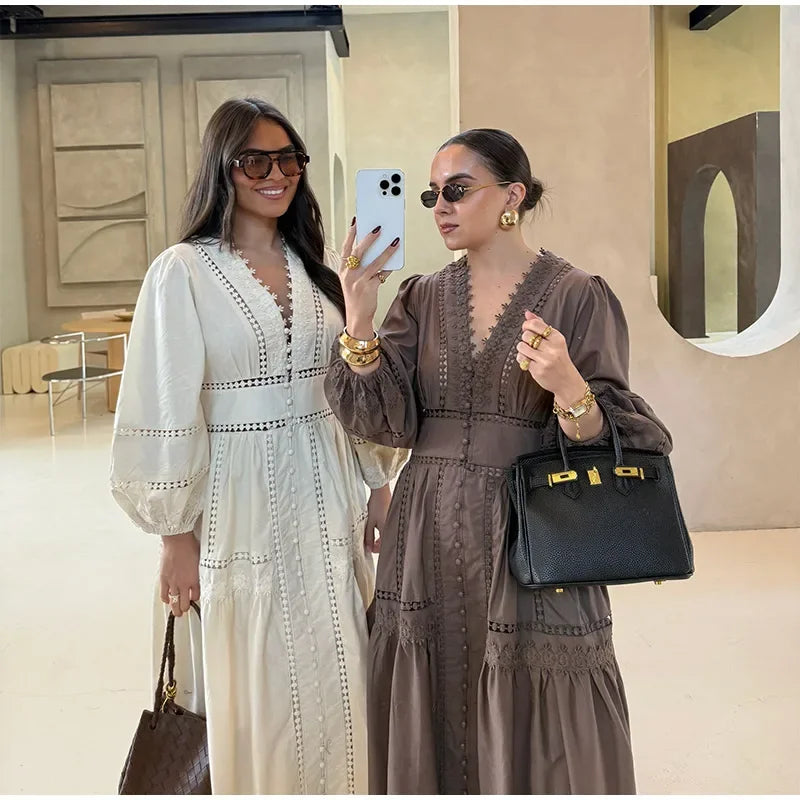 VELORIA — Robe Élégante Style Européen