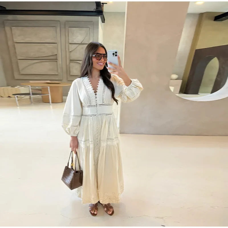 VELORIA — Robe Élégante Style Européen