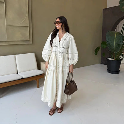 VELORIA — Robe Élégante Style Européen