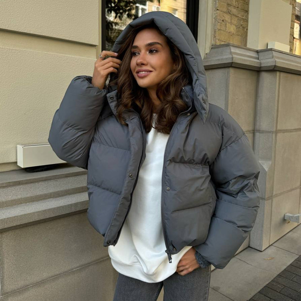 Veste ample en coton rembourré