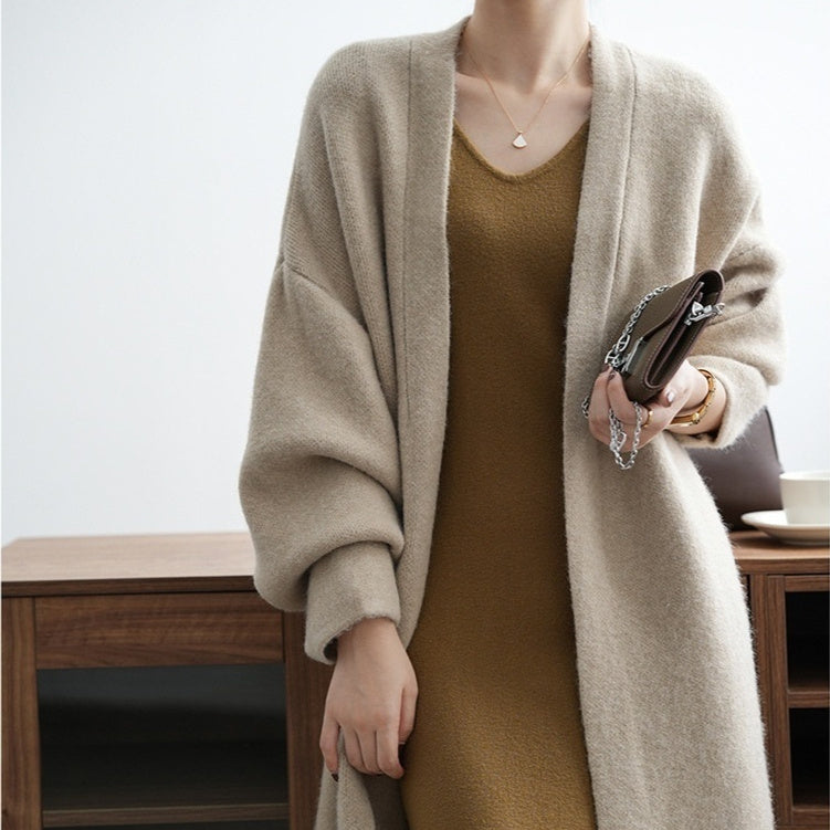 Gilet cardigan décontracté à manches longues p