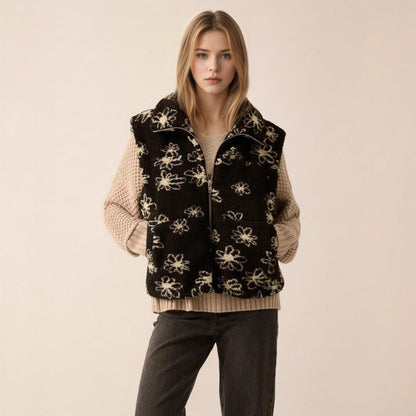 Gilet Femme Noir – Élégance et Confort
