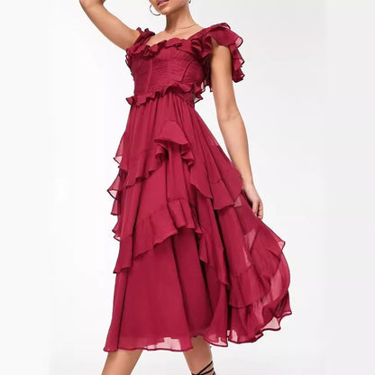 Robe Chic Femme – Plissée et Élégante