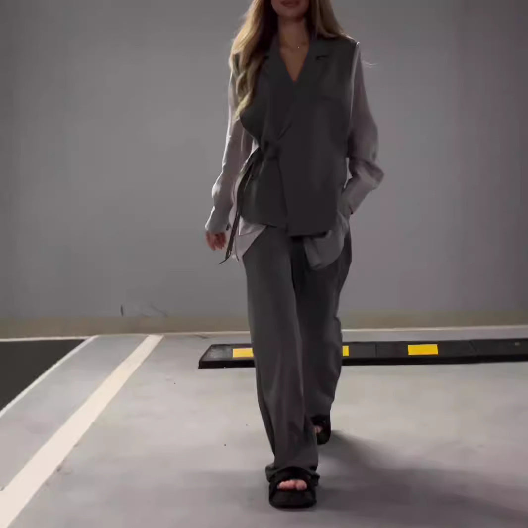 Tenue Chic Femme – Col V & Confort ✅