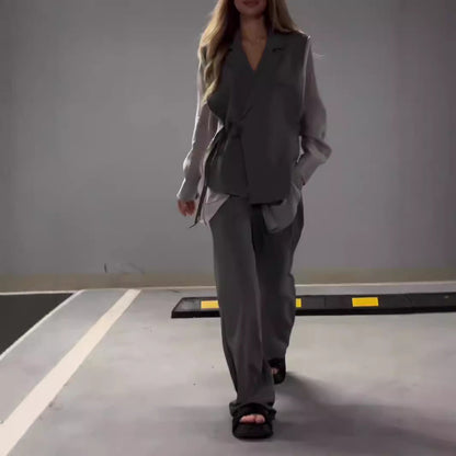 Tenue Chic Femme – Col V & Confort ✅