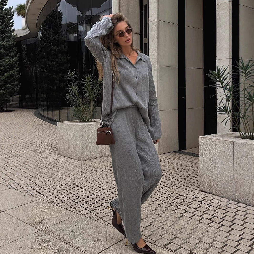 Haruna – Ensemble Casual Élégance Minimaliste
