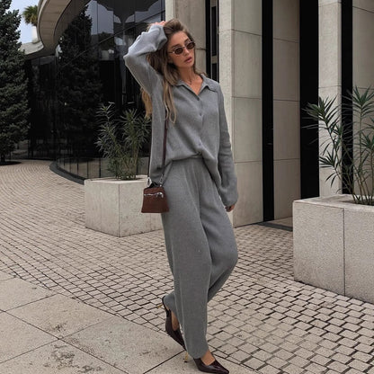 Haruna – Ensemble Casual Élégance Minimaliste