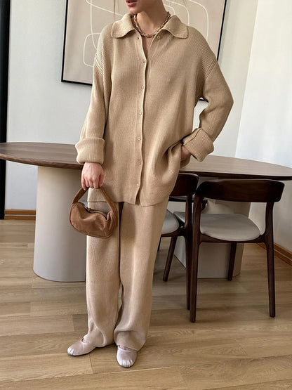 Haruna – Ensemble Casual Élégance Minimaliste