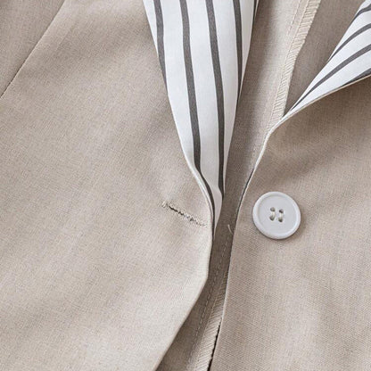 Veste Femme Élégante – Col Tailleur & Look Minimal