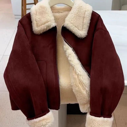 Veste Douce & Élégante – Style Lady Chic