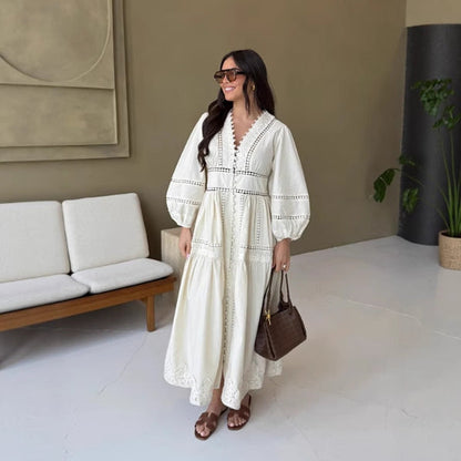 VELORIA — Robe Élégante Style Européen