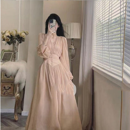 SENORA — Robe Élégante en Couleurs Unies
