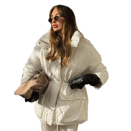 Veste ajustée en coton matelassé