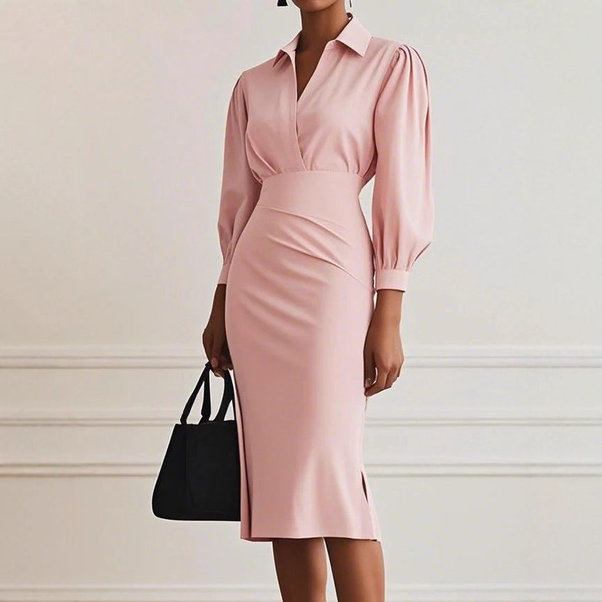 Robe Chic Femme – Style Uni et Élégant