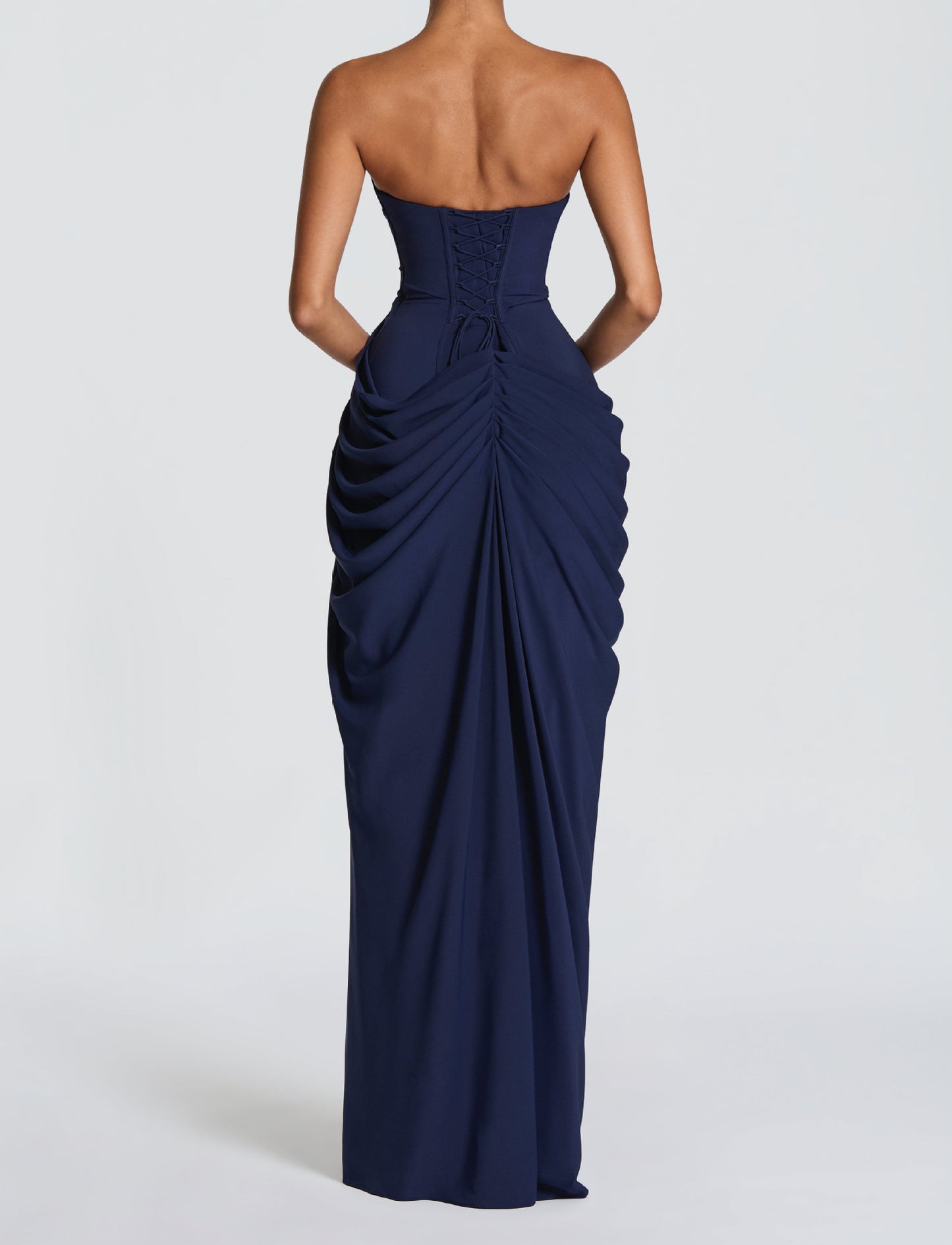 SOPHIE — Robe Longue Bustier à Fente