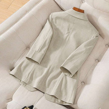 Veste Femme Élégante – Col Tailleur & Look Minimal