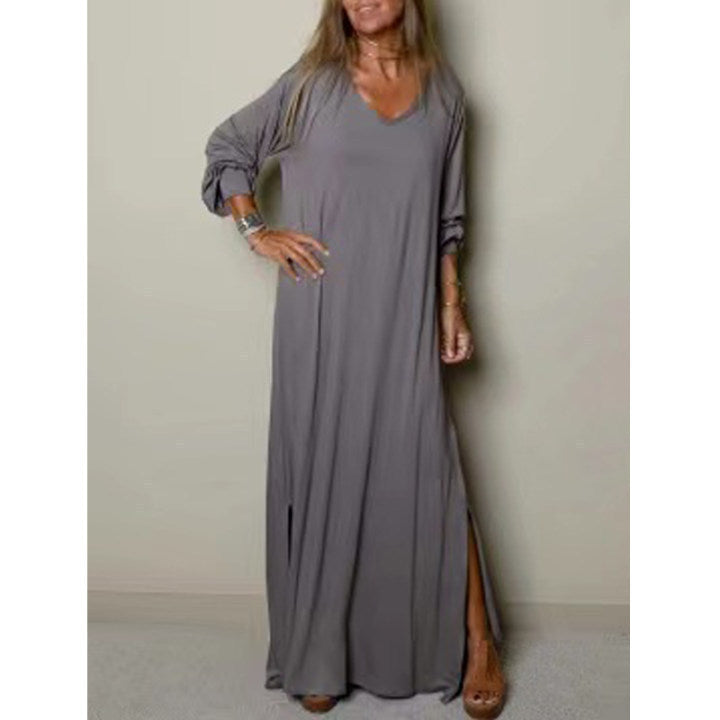 Robe Casual à Manches Longues pour Femme