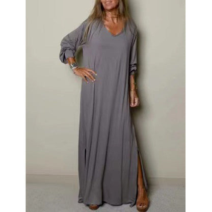 Robe Casual à Manches Longues pour Femme