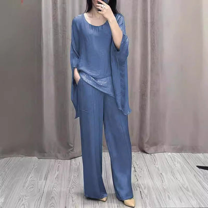 Costume Femme – Pantalon & Haut Épaules Dénudées
