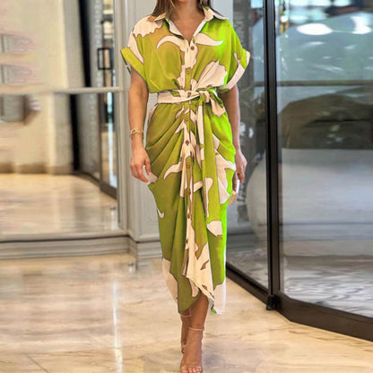 Robe A-Ligne Femme – Style Élégant & Floral