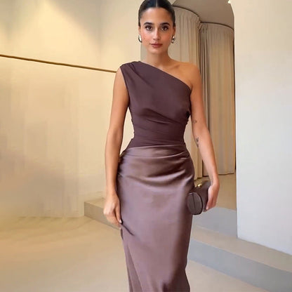 VELMIRA — Robe  Élégante à Jupe Longue