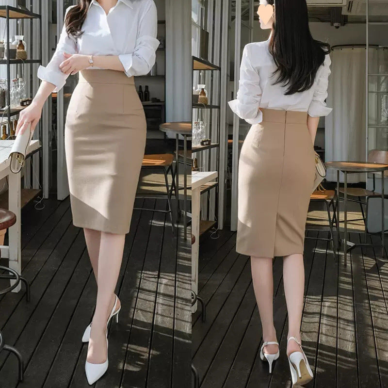 Jupe Femme Taille Haute – Style Bureau Chic