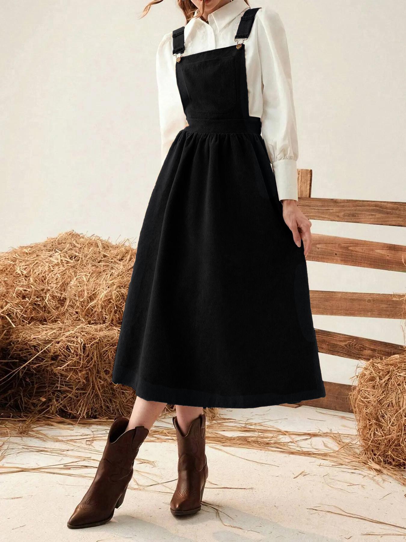 MÉLORINE — Robe Salopette Élégante
