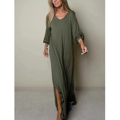 Robe Casual à Manches Longues pour Femme