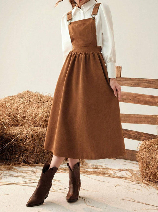 MÉLORINE — Robe Salopette Élégante