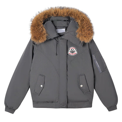 Veste court d'hiver rembourré en coton.