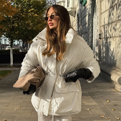 Veste ajustée en coton matelassé