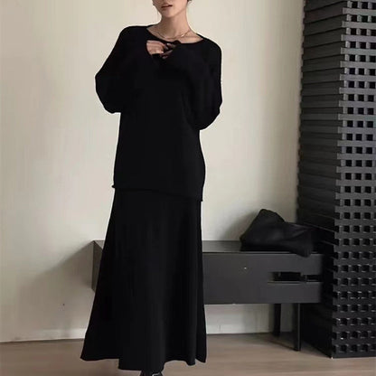 Costume deux pièces en tricot ample