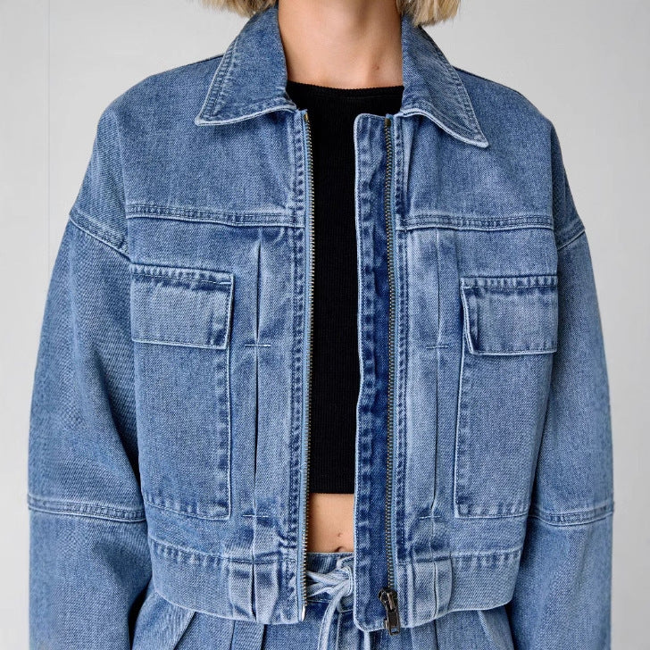 Zelia – Ensemble Denim Veste & Short