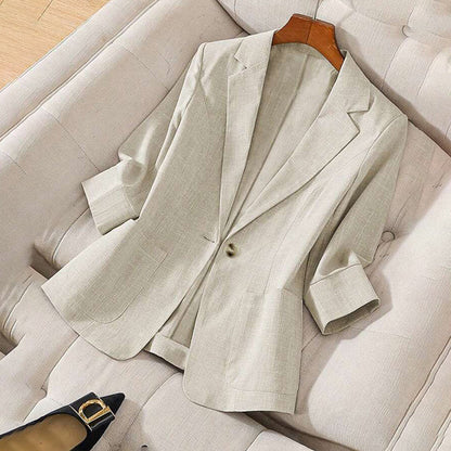 Veste Femme Élégante – Col Tailleur & Look Minimal