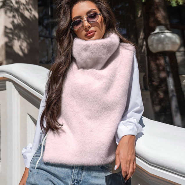Gilet Femme Ample – Couleurs Unies