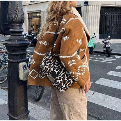 Veste Motifs Géométriques