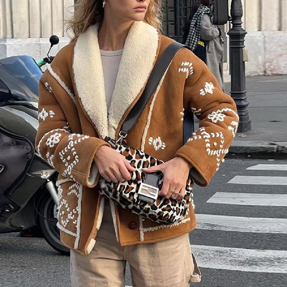 Veste Motifs Géométriques