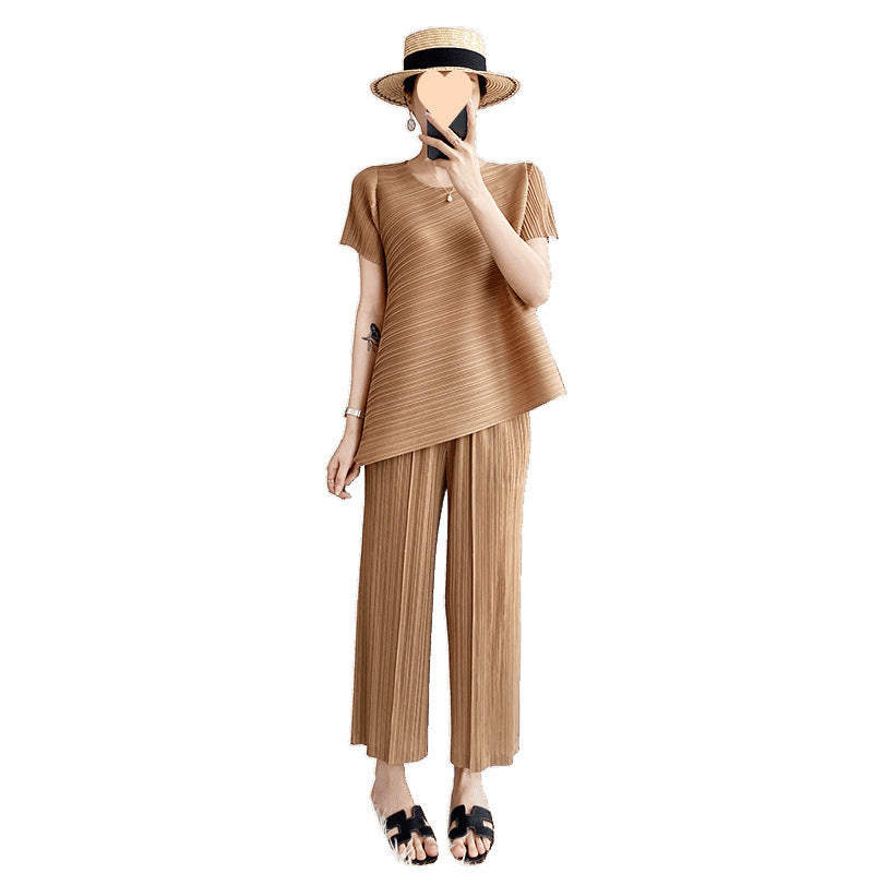 Set Élégant Femme – Haut & Pantalon Fluide
