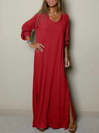 Robe Casual à Manches Longues pour Femme