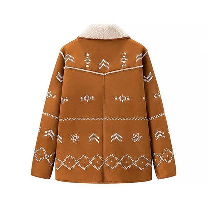 Veste Motifs Géométriques