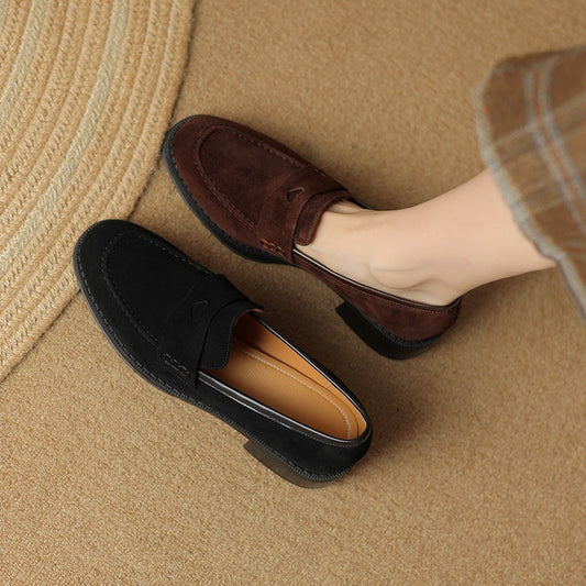 Bottines  en Suédine – Talon Moyen & Élégance Intemporelle