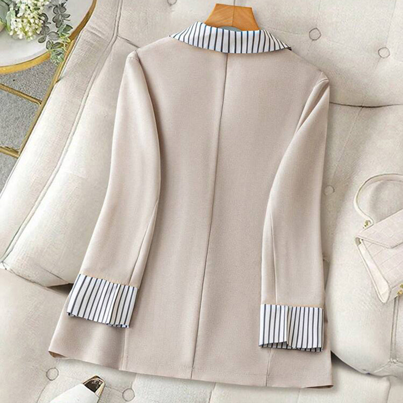 Veste Femme Élégante – Col Tailleur & Look Minimal