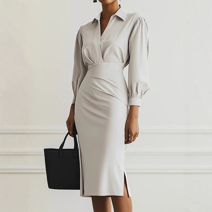 Robe Chic Femme – Style Uni et Élégant