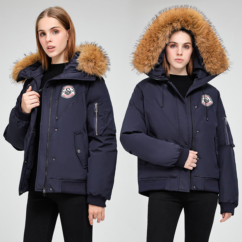 Veste court d'hiver rembourré en coton.