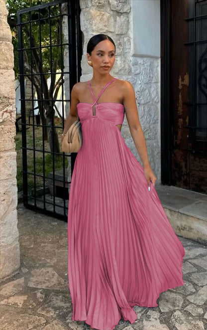 LUMELIA — Robe Maxi Tube, Taille Haute
